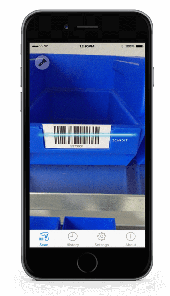 Smartphone Barcode Scanning von COSYS